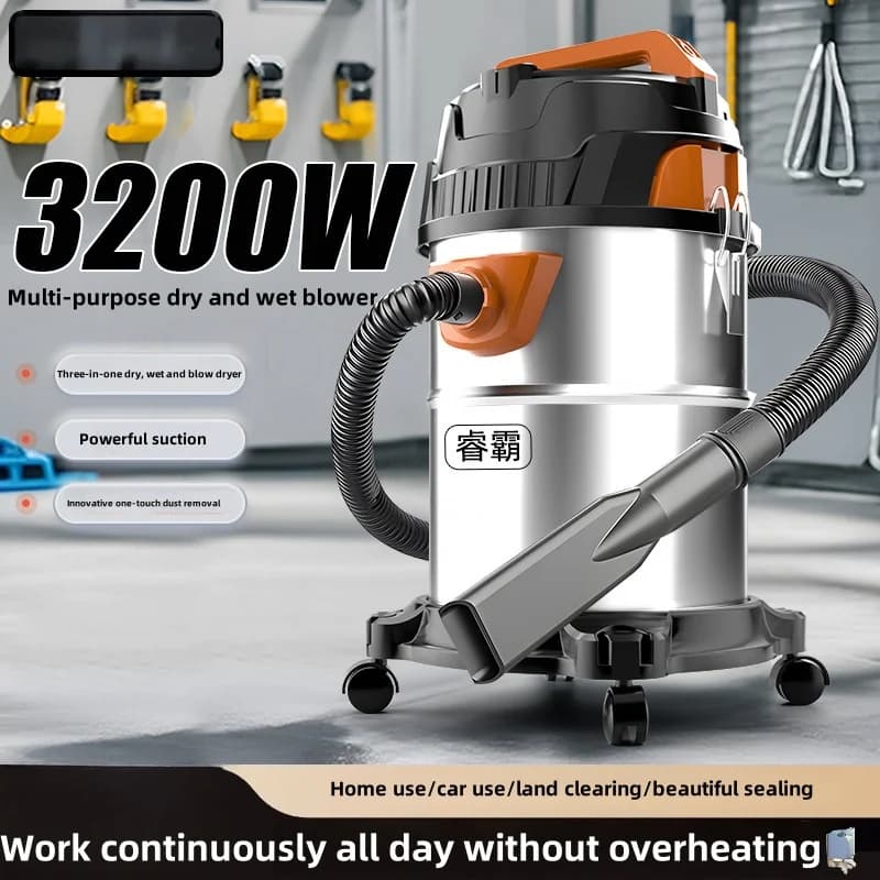 Wet and dry vacuum cleaner 3 in 1 High Power Multifunctional vacuum cleaner Suitable for domestic industrial cleaning, car and commercial