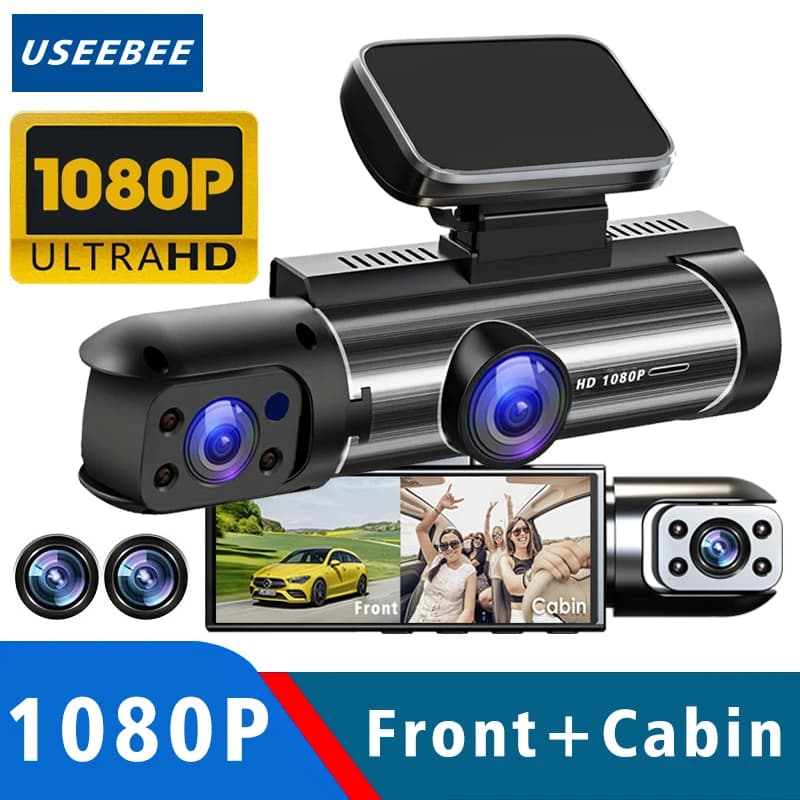 Dual Lens Car DVR FHD 1920*1080P Dash Camera Cabina Dashcam Veicolo Video Dash Cam Drive Recorder Interni Mini Dvr Scatola Nera