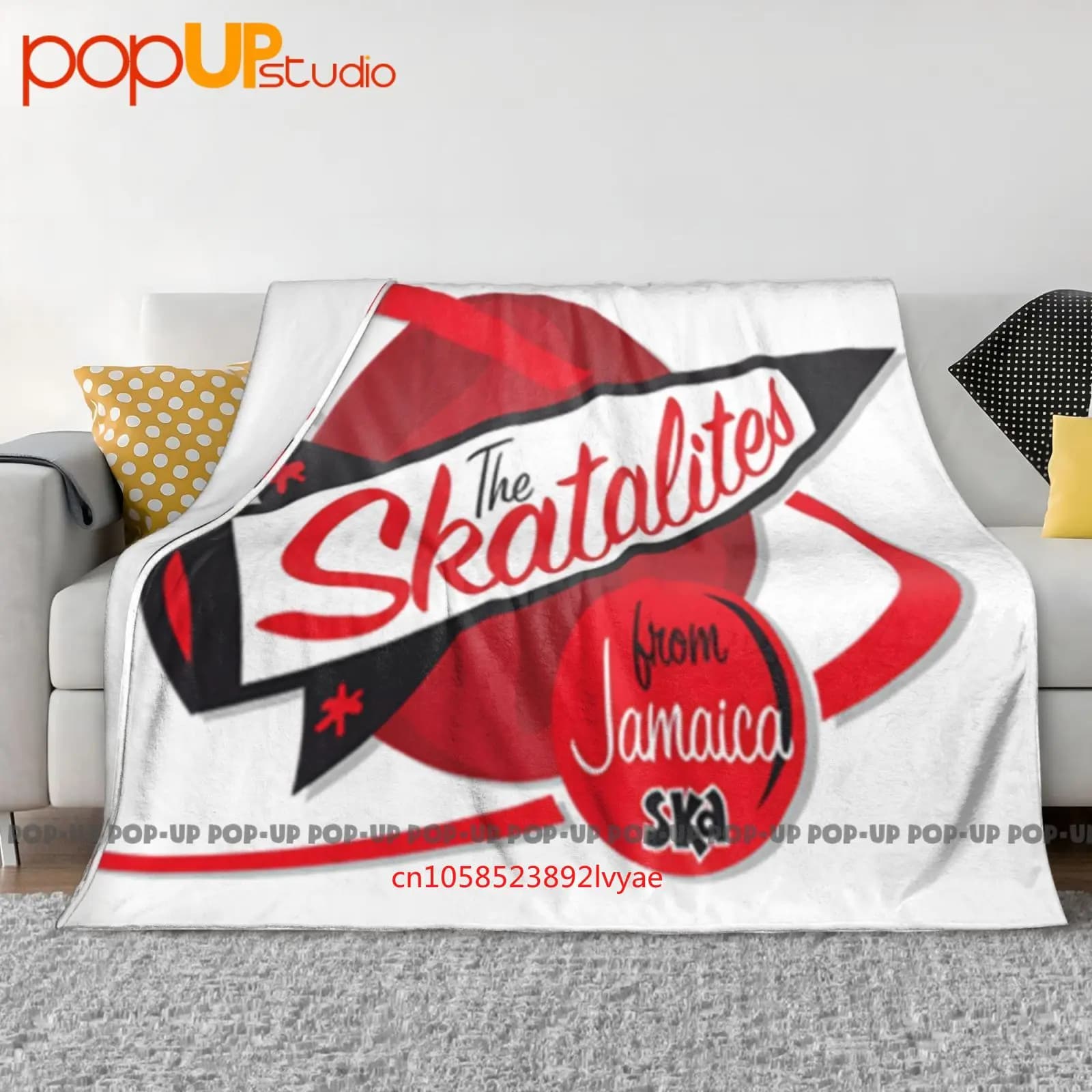 The Skatalites From Jamaica B1226 Reggae Music Retro Coperta ultra morbida Trapunta Copridivano invernale Copriletto