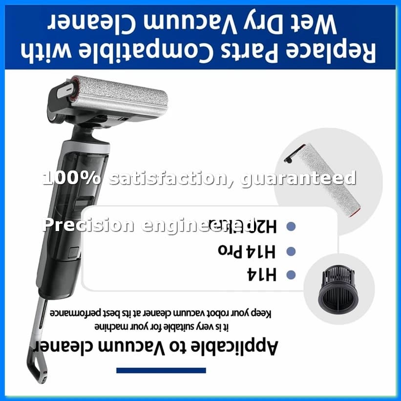 Kit di Ricambio per Aspirapolvere Senza Fili H14 / H14 Pro Wet Dry, Spazzola Principale a Rullo, Filtro HEPA-A07G