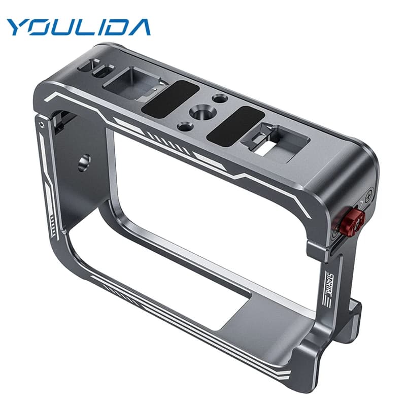 Metal Camera Frame for DJI Osmo 360 2 Quick Release Rabbit Cage Protection Frame Cold Shoe Tripod Mount Case Accessories