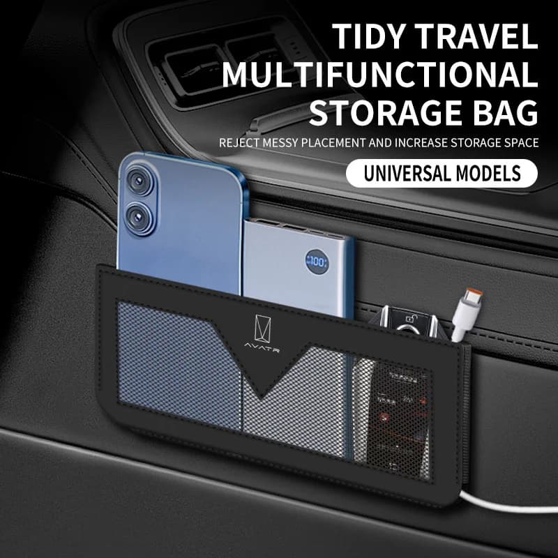 Avatr 11 07 12 06 Parti Adesivo Interno Chiave Carta Logo Custodia per auto Accessori Seggiolino auto Tasca laterale Organizer Borsa Borsa interna
