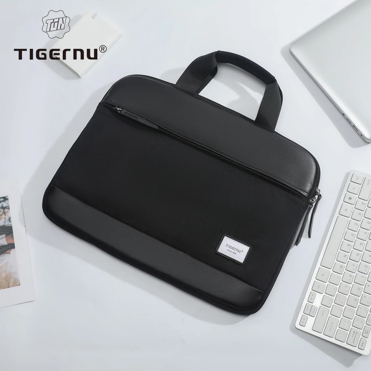 Tigernu Valigetta da donna Borse da uomo 14 Borsa per laptop da 15,6 pollici Cartella per documenti Borse da donna Borsa da donna Valigia da lavoro