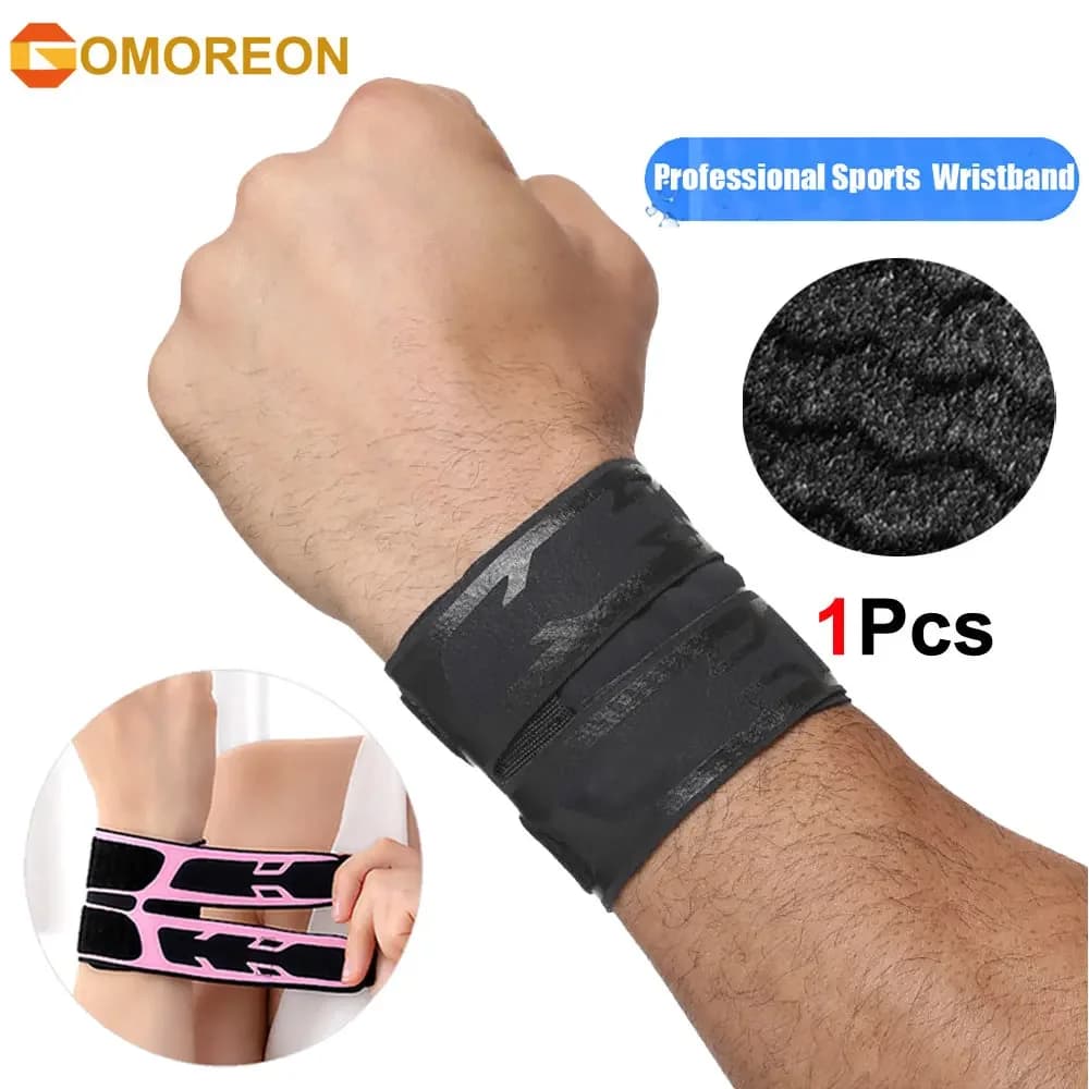 Tutore da polso sottile fascia da polso da palestra fasciatura da polso per attrezzatura da tennis da badminton da basket supporto per il polso della mano Tunnel carpale