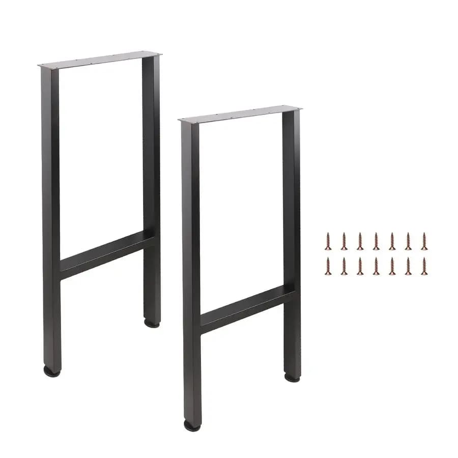 Gambe per tavolo alto da 36 pollici, gambe per tavolo da bar, gambe in metallo resistenti per tavolo, gambe per mobili fai da te per la casa, set di 2 H