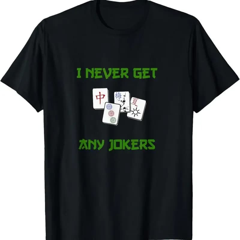 Mah Jong No Jokers Fun Tile Game Great T Shirt