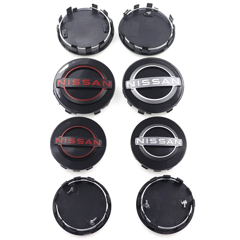 4pcs Newest 54mm 63mm Nissan Car Emblem Wheel Center Hub Cap Auto Rim Refit Dust-Proof Badge Covers Sticker Styling Accessories