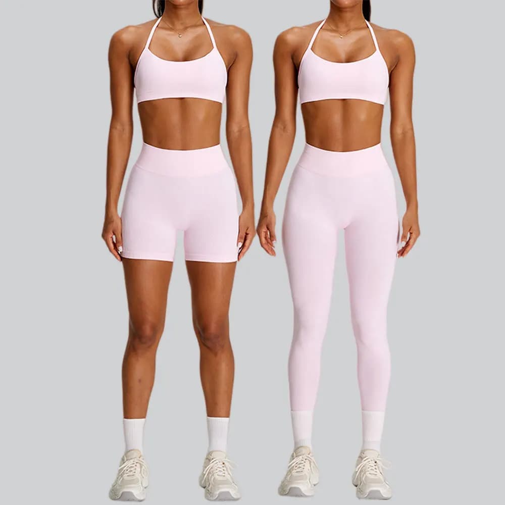 Sporty Completes Without Sewings: Sports Bra, Leggings & Sets Breathable Fast Drying for Running, Training & Gym