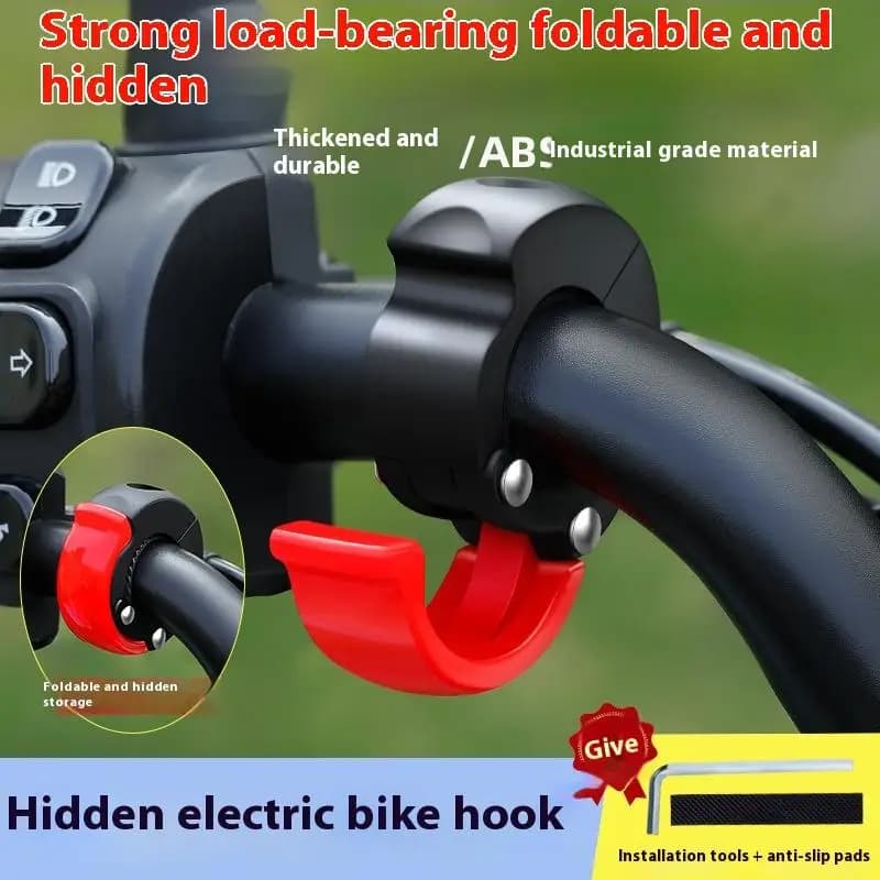 (BF06)1 Set Bicycle Scooter Motorcycle Helmet Hook ABS Luggage Helmet Hanger Hanging Bag Hooks DIY Accessories