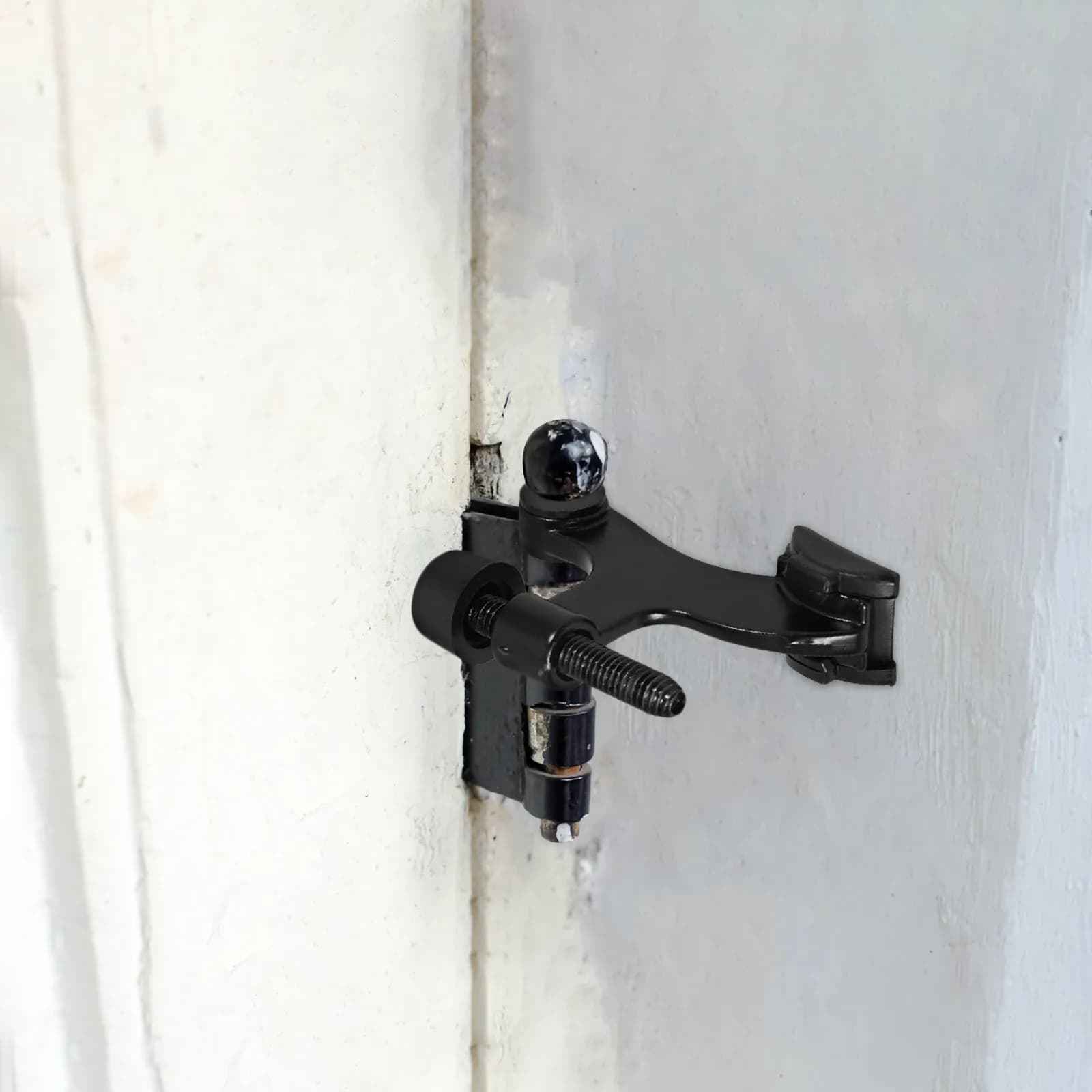 Heavy Duty Zinc Alloy Door Hinge Stopper Adjustable Screw In Door Stop Wall Protector for Home Office