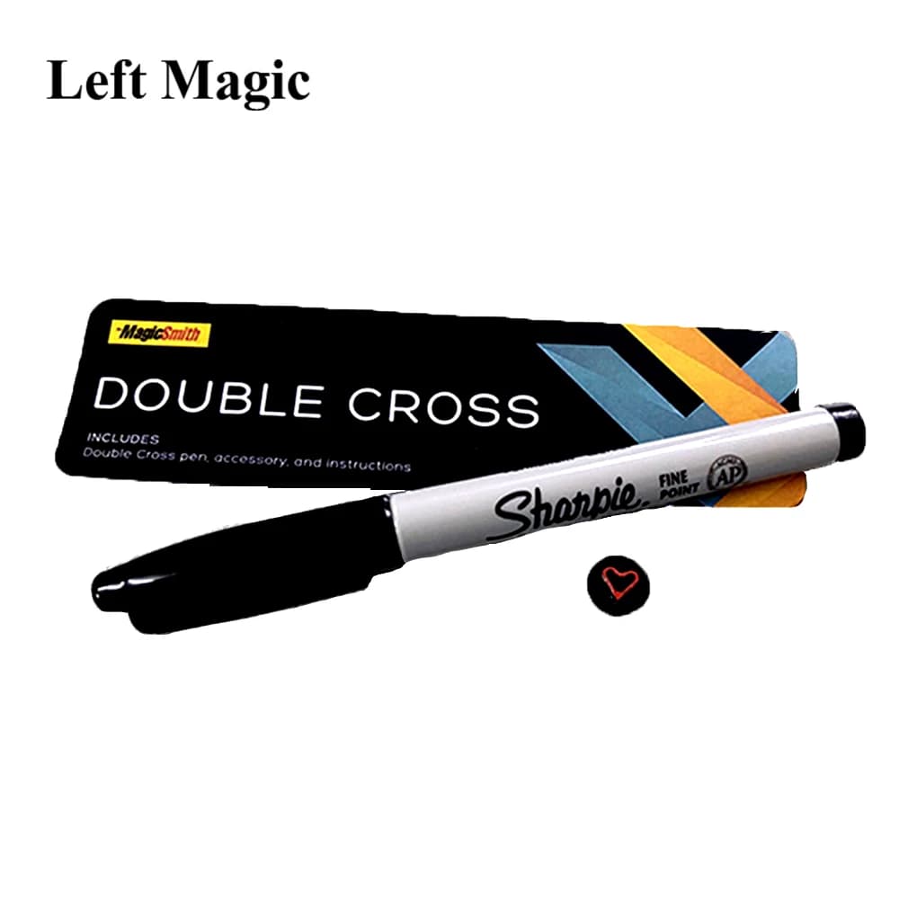 Mark Southworth'S Double Cross (istruzioni + Gimmick) Close-Up Magic Tricks puntelli magici mentalismo Magic Close Up Street Magic
