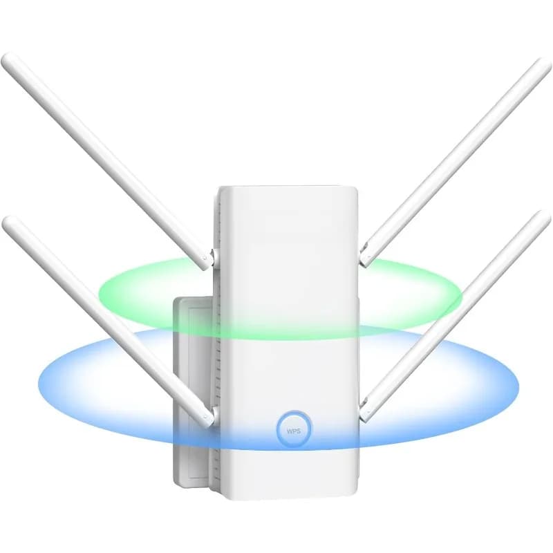 Amplificatore di segnale extender WiFi 6 AX3000 per la casa, ripetitore WiFi dual band da 3000 Mbps (5 GHz/2,4 GHz), ripetitore WiFi