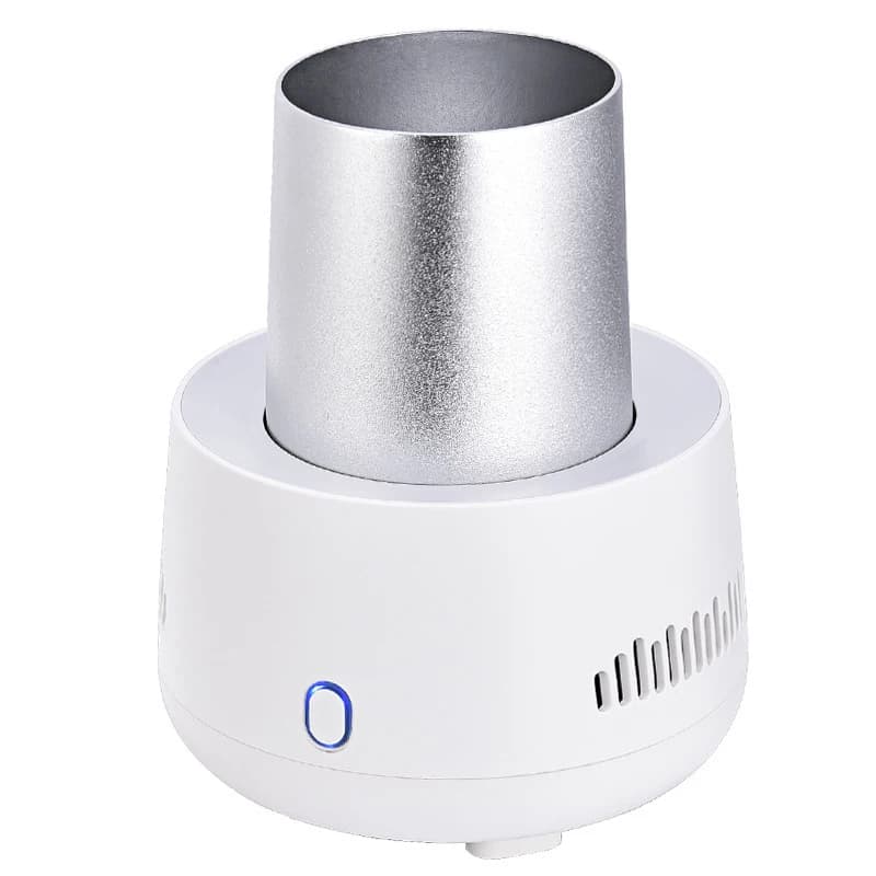 Tazza refrigerante elettrica per bevande, birra, bottiglie, lattine, acqua, soda, bibite, tazza refrigerante da tavolo 2 in 1 per auto e casa.