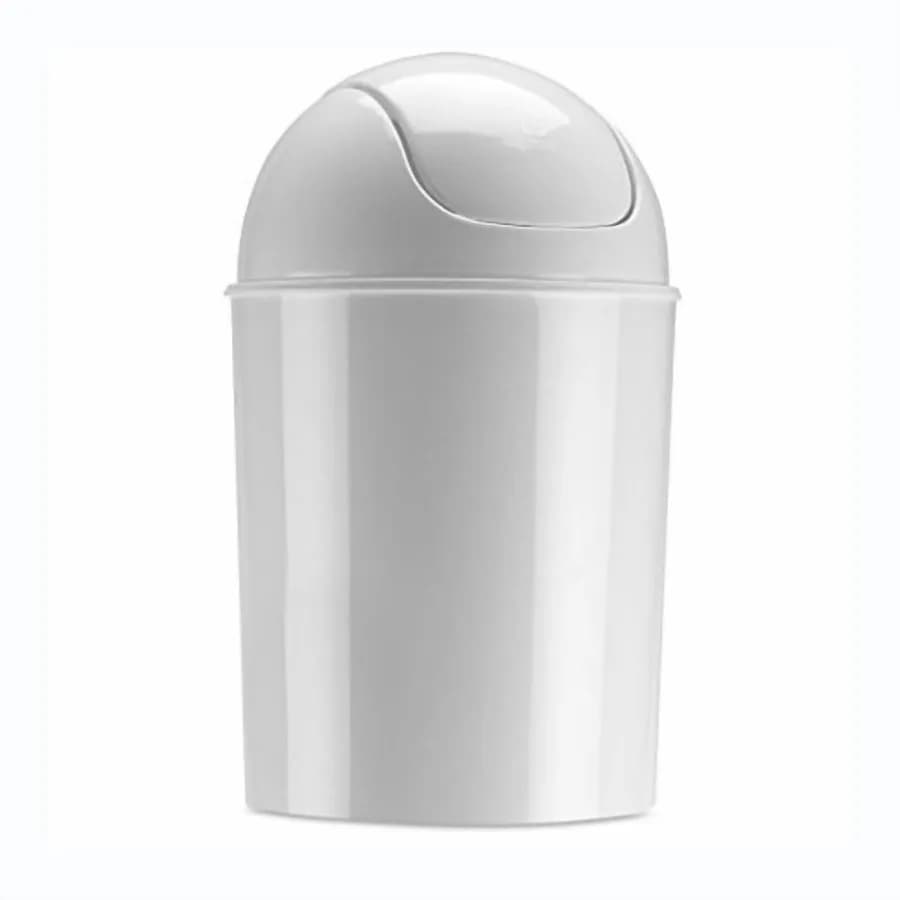 Mini Waste Can 1-1 2 Gallon with Swing Lid