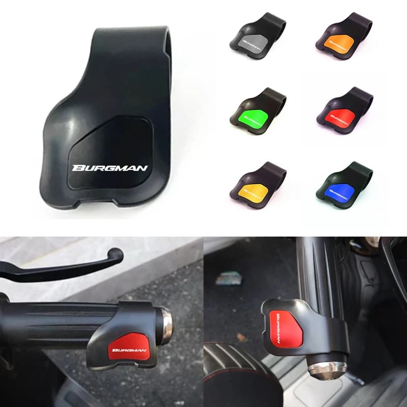 Moto Clip di Risparmio di Lavoro Acceleratore Manubrio Grip Booster Per Suzuki BURGMAN 650 400 125 200 250 AN650 AN400 AN125 AN200
