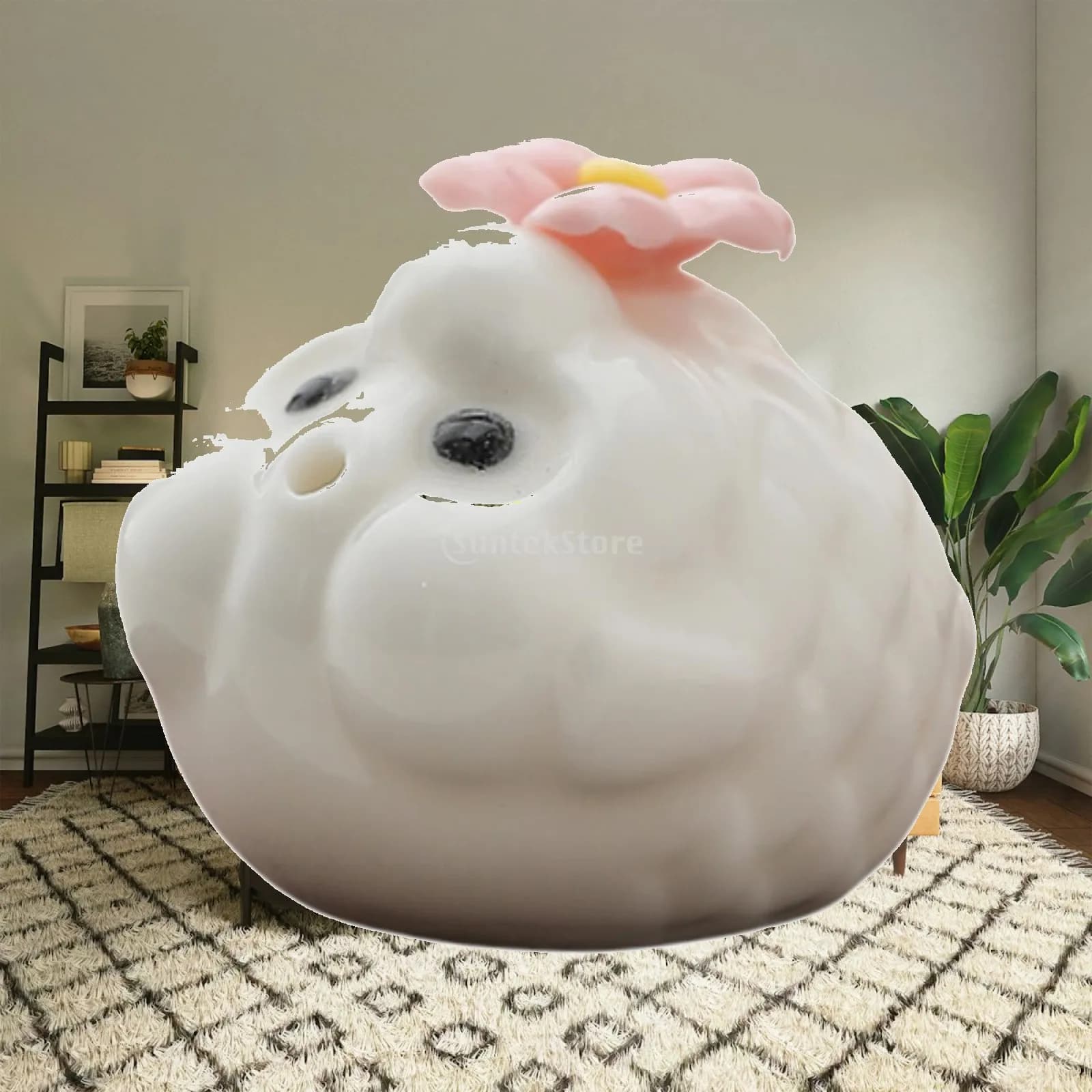 Mini Bubble Fish Statue Incense Stick Holder Cute for Desk Tea House Office
