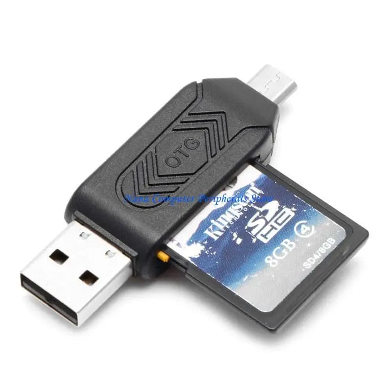 F68C Micro USB 2.0 OTG SDXC Lettore schede memoria per PC smartphone Android
