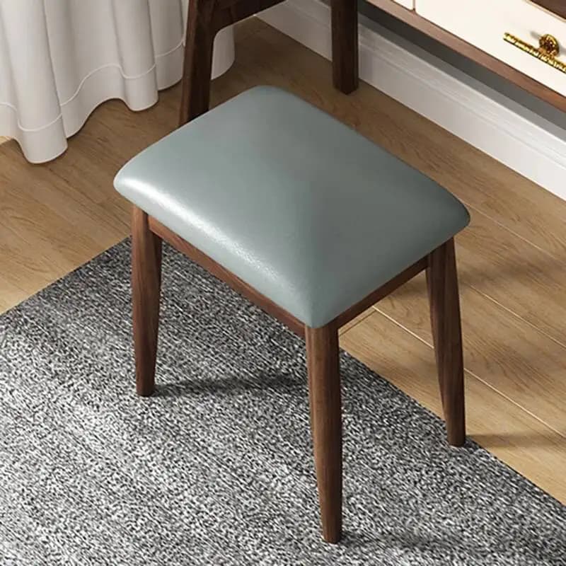 Cuscino Sgabello Ottomani in legno Campeggio Giardinaggio Soffio per trucco Divano Vanity Chair Pouf Salon Taburete Madera Mobili di design