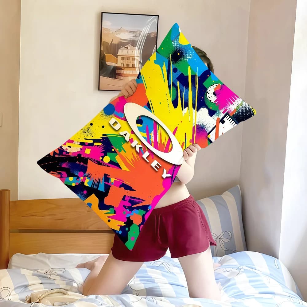 fashion classic brand cool O-Oakley retro cushion cover Rectangle Pillow Cover Home Sofa living Room hogar Pillowcase