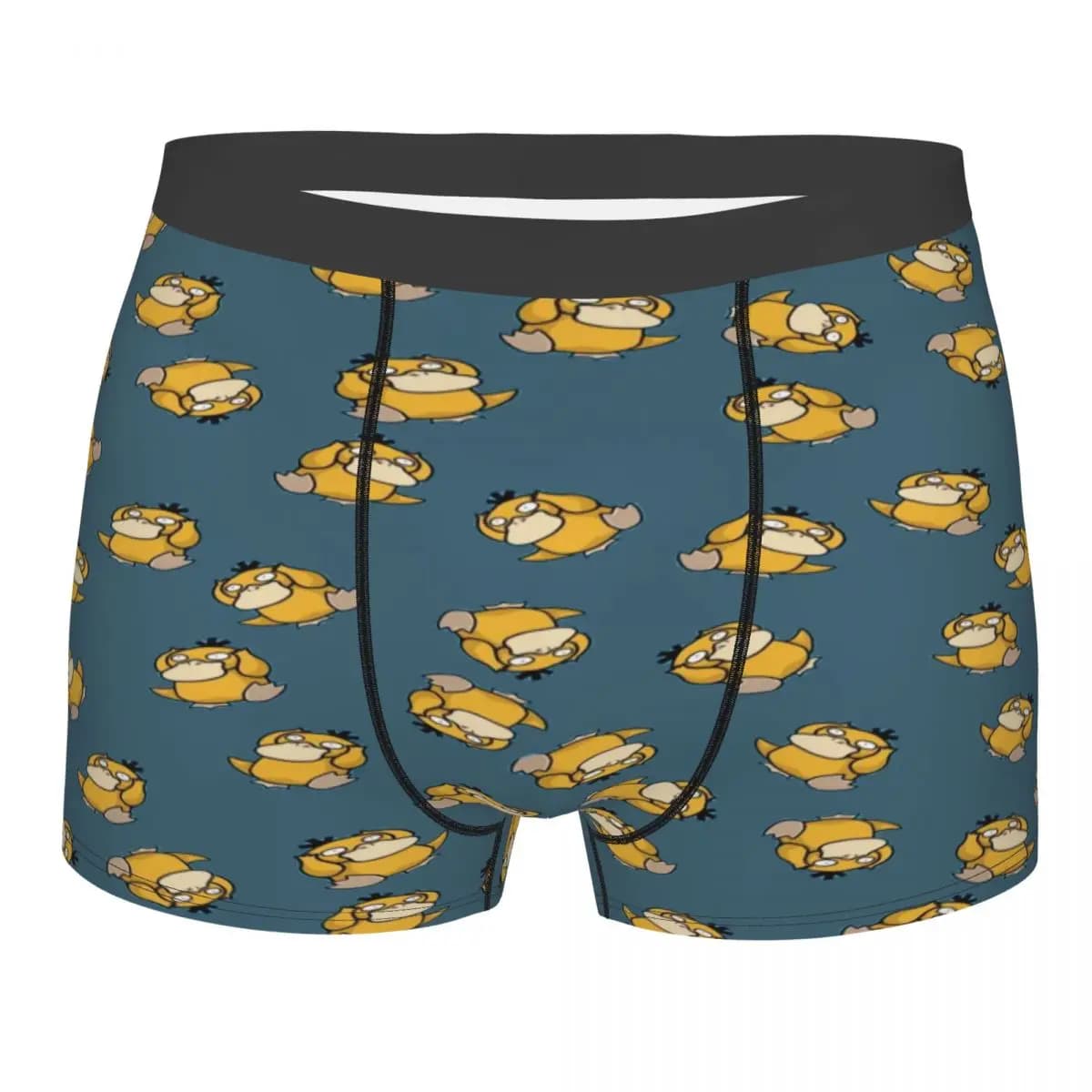 Intimo personalizzato con stampa P-Psyducks Cartoon da uomo, boxer, slip, mutande traspiranti