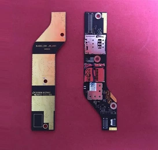Scheda adattatore per Sim e scheda di memoria originale per tablet Lenovo YOGA 2 1050F sostituzione della scheda del lettore di schede Sim muslimah
