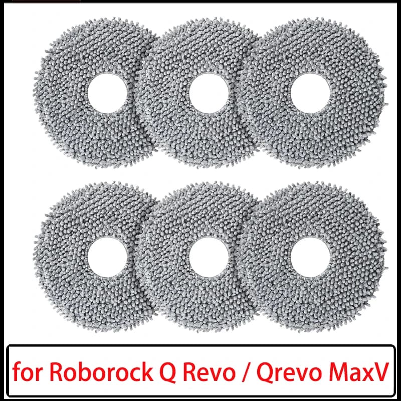 Salviette Mop per Roborock Saros 10R / Q Revo / Qrevo MaxV / Qrevo Master / Qrevo Slim / Qrevo Pro / Qrevo S Robot Aspirapolvere