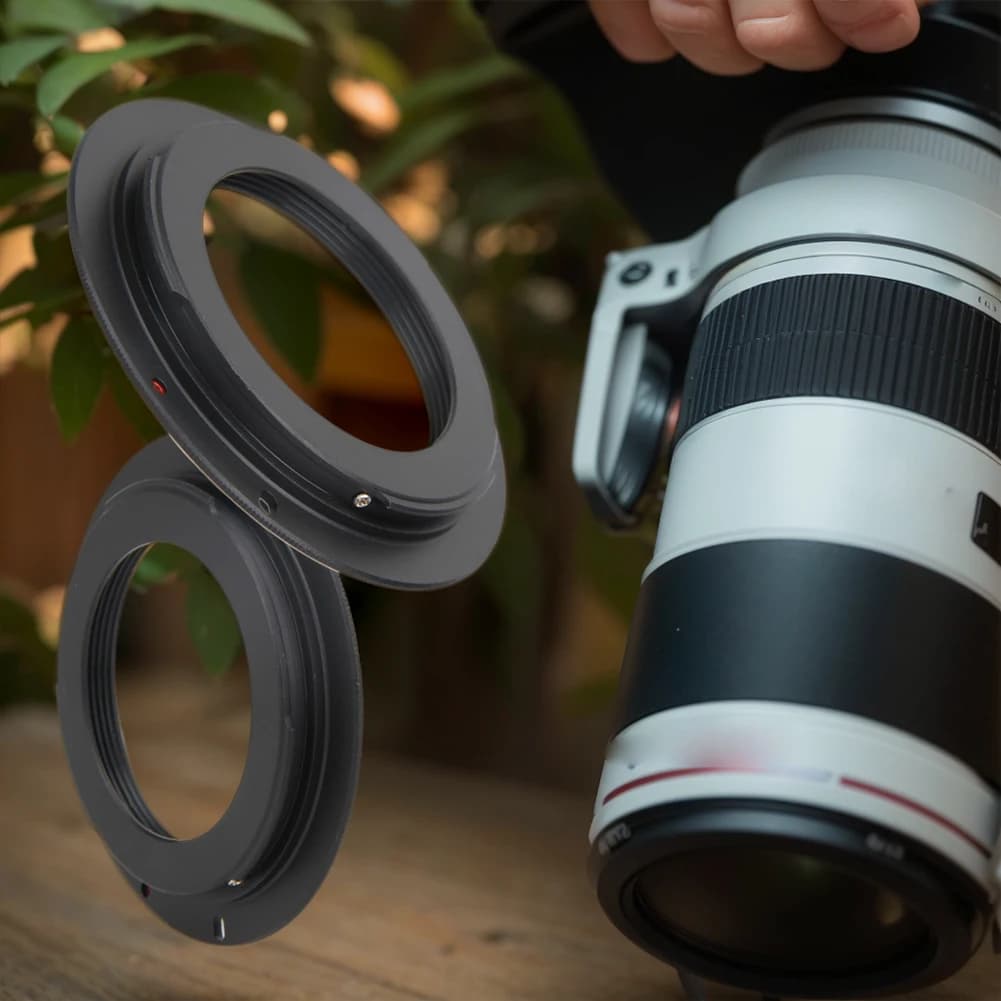 M42 Screw Lens Adapter Lens Mount Adapter Camera Mount Adapter Rings for Canon EOS EF EF-S Camera