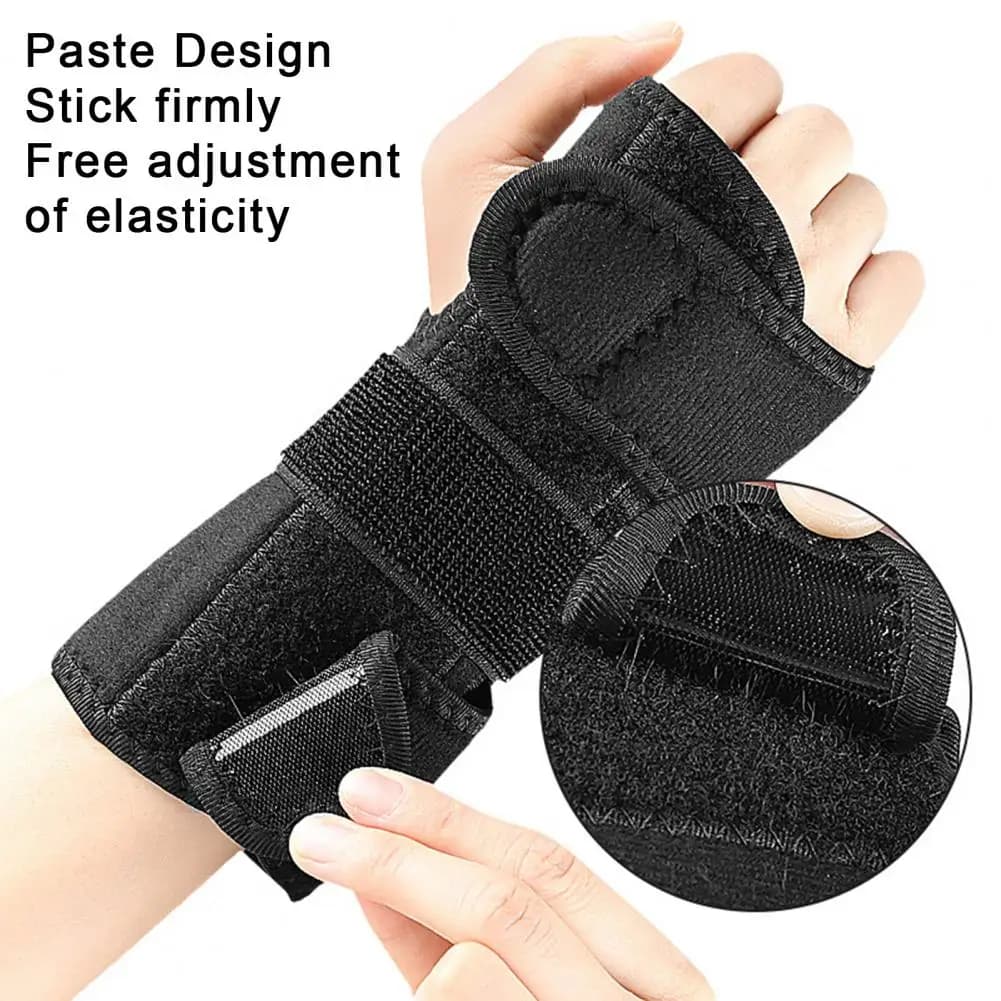 Protezione per il polso con supporto per polso a tripla pressurizzazione con cinturino elastico Tutore di supporto per polso regolabile per tunnel carpale per articolazione