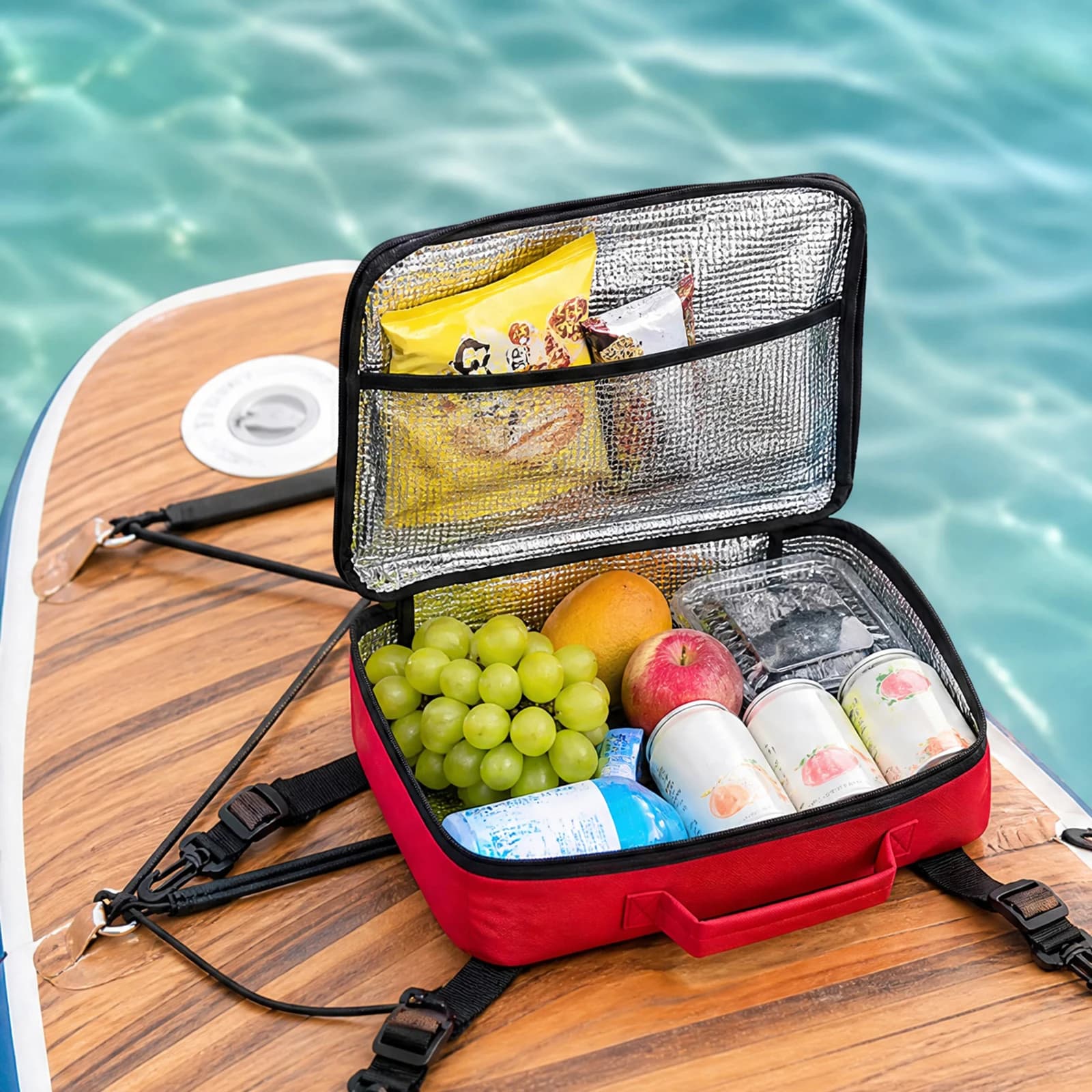 Paddle Board Storage Bag Compact Lightweight Portable Deck Bags Large Capacity for Paddleboarding Kayaking Beach Outdoors Use
