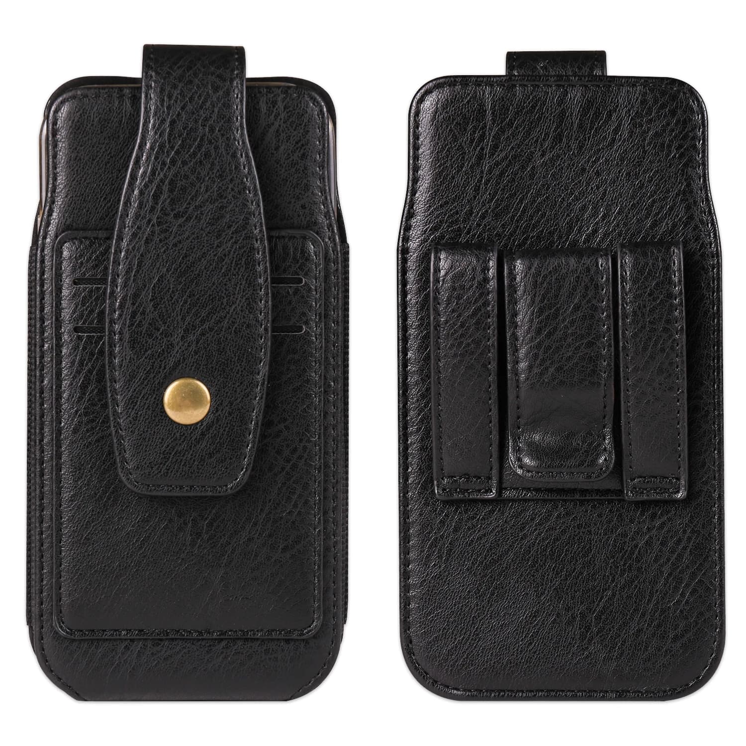 Custodia per fondina per telefono con clip da cintura in pelle per Samsung Galaxy S25 S24 Ultra S23 FE S22 S21 Plus, A16 A26 A36 A56 5G Marsupio da uomo