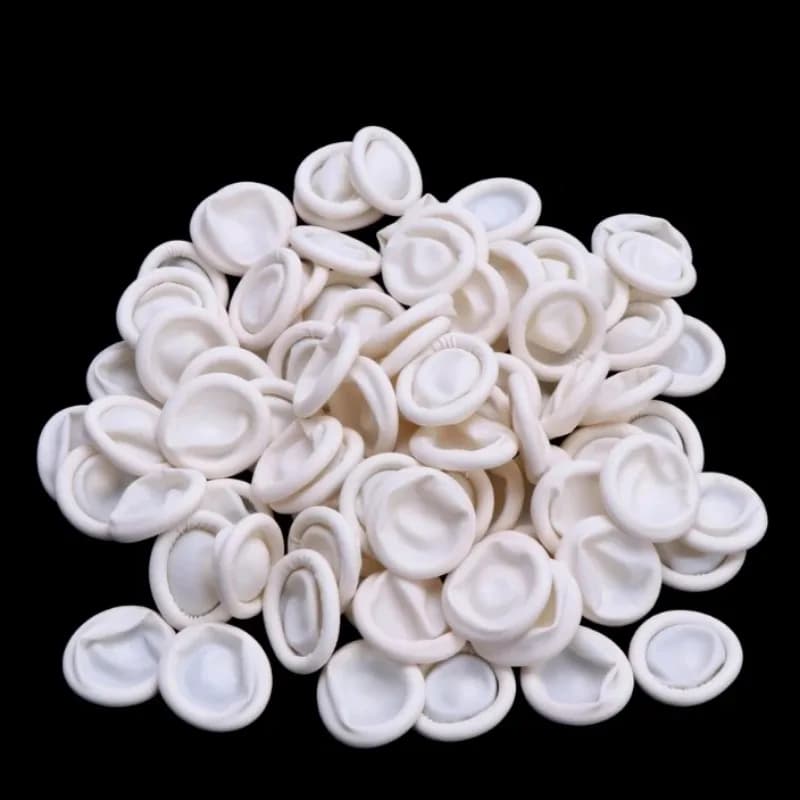100/200/300PCS Culle per dita in lattice di gomma usa e getta Set Guanti protettivi per la punta delle dita Nuovo strumento di riparazione dell'orologio