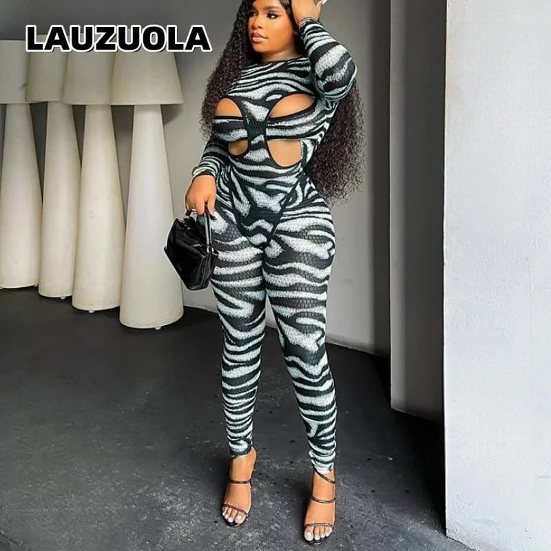 2 Piece Women Playsuit Shirt And Leggings Matching Set 2026 New Summer Mesh Sheer Zebra Striped Skinny Pants Suit Outfits
