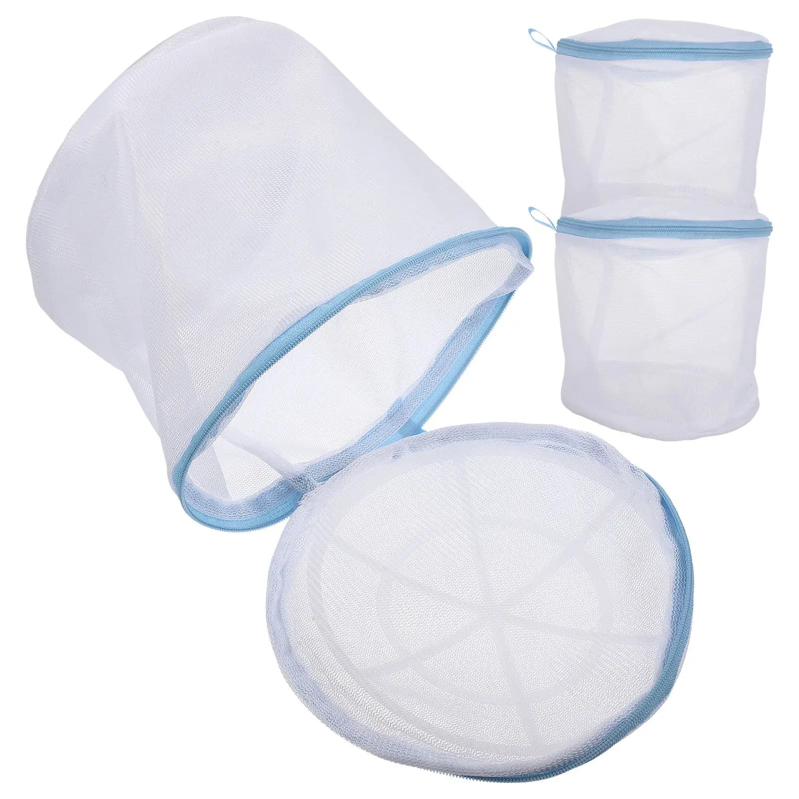 3Pcs Mesh Laundry Bags Underwear Washing Bags Bra Wash Protectors Delicate Clothes Travel Underwear Washing Bag