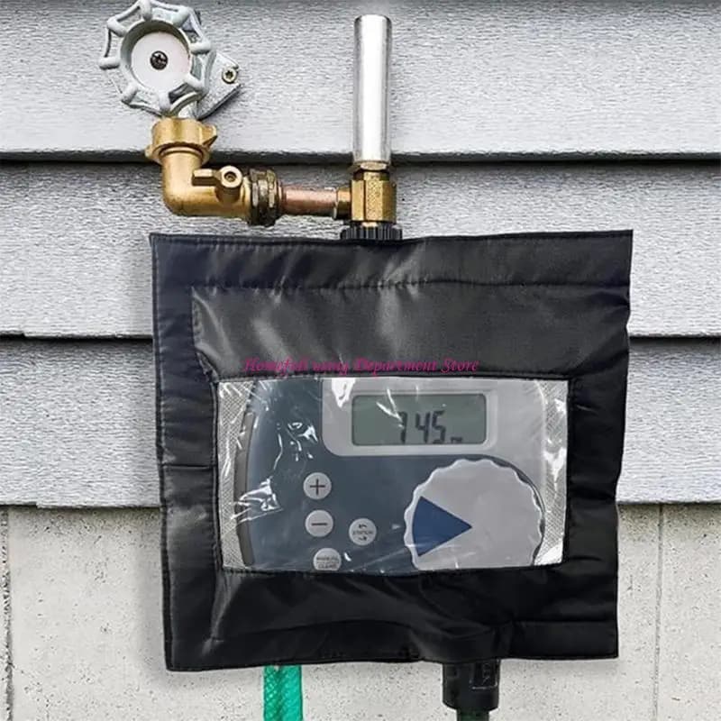 Protezioni universali per timer irrigazione Manicotto isolante invernale per uso esterno Elementi fissaggio in tessuto