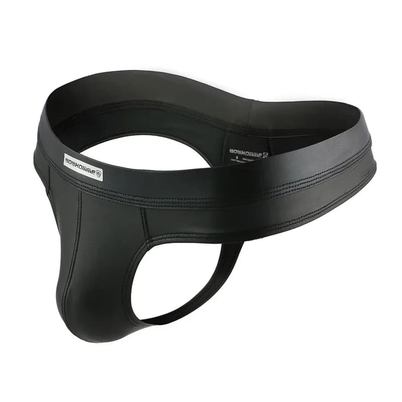 Slip intimi da uomo Mutande in ecopelle Cueca Masculina U Pouch Mutandine maschili Slip da uomo Mutandine intimo gay sexy