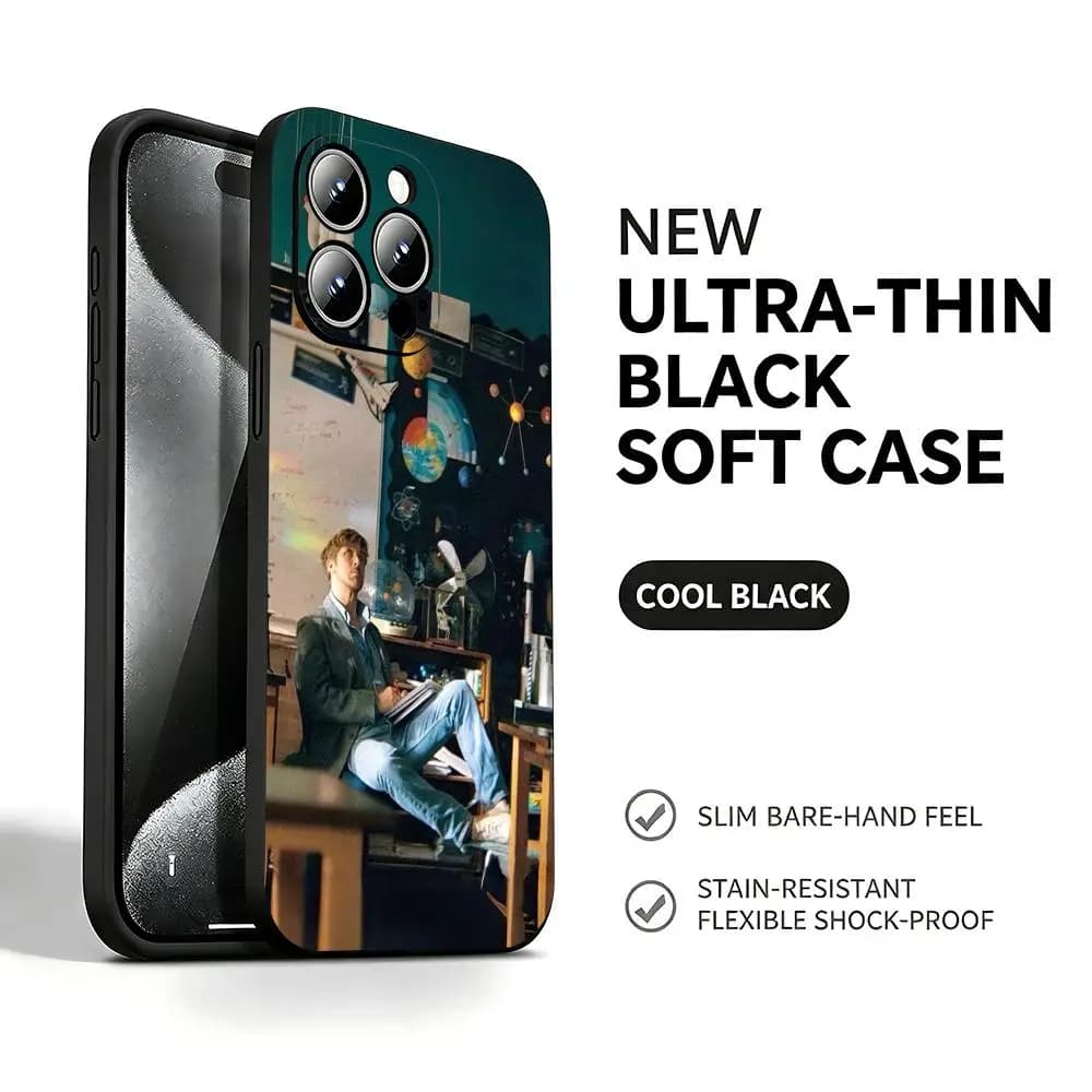 Hot Movie Project Hail Mary Phone Case For iPhone 18 17 16 15 14 13 12 X XR XS Plus Mini Pro Max Soft black Shockproof Cover