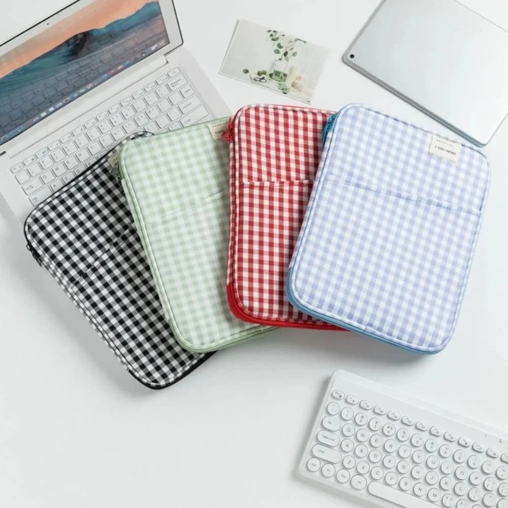 Tablet Pouch Tablet Sleeve Bag Shockproof Multi Pockets Handbag Case 7.9-12.9 inch Storage Bag for iPad Pro/Samsung/ Xiaomi
