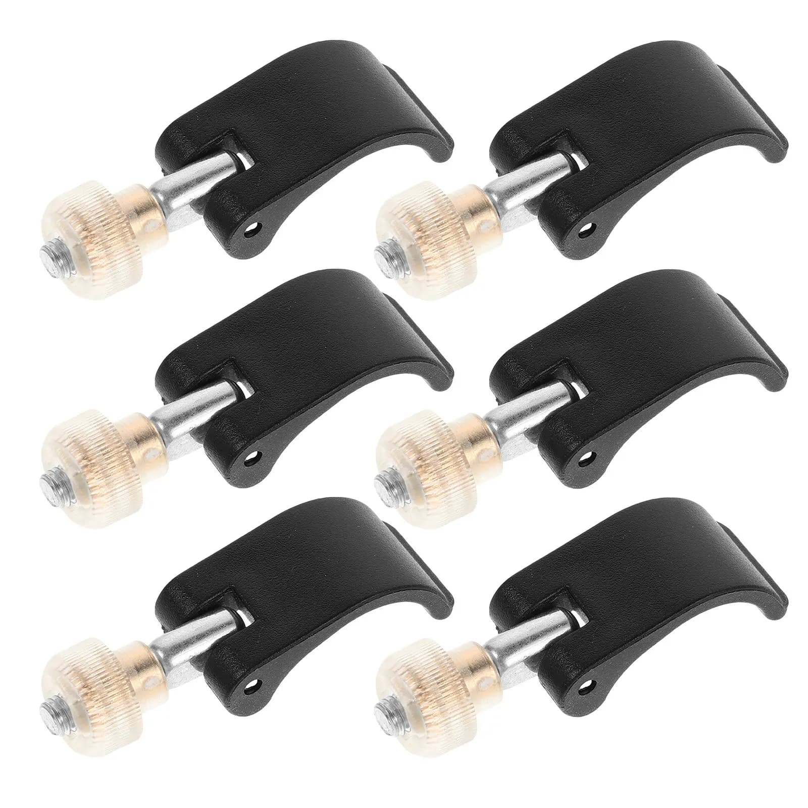 6Pcs Trekking Pole External Lock Handle Nut Screws Rapid Adjustment Hiking Pole Clips Replacement Fastening Parts