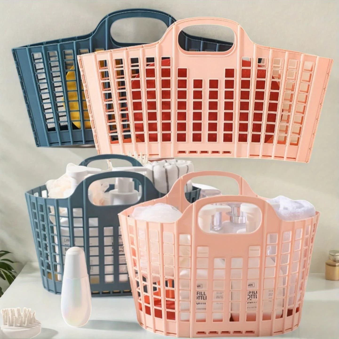 Foldable Basket for Linens. Products for Makeup/Gioielli, Headphone Cables, Linen Containers to Change Clothes