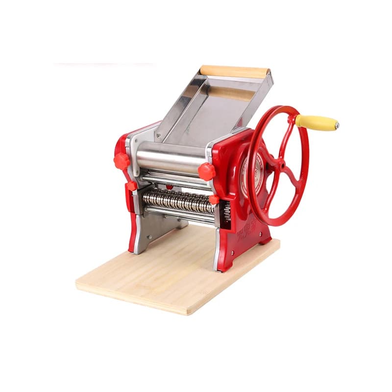 Set Macchina per Pasta Manuale in Acciaio Inox con Affettatrice e Rulli per Tagliare, Elettrodomestico per Casa