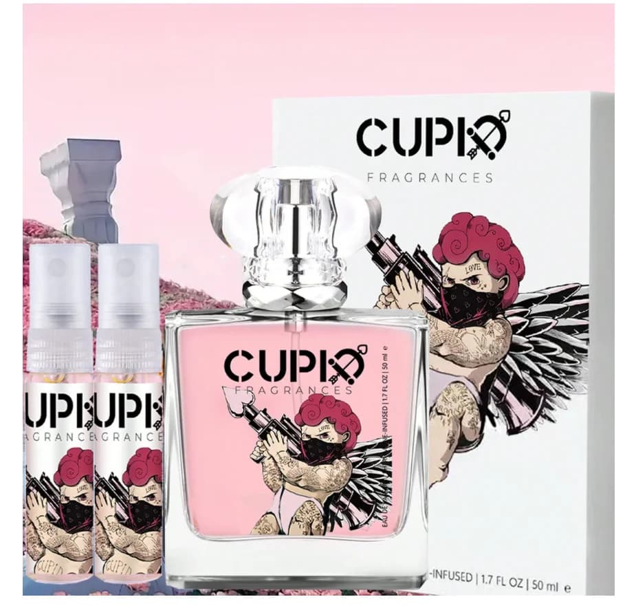 Acqua di Colonia Cupid - Profumo Lomont da Donna - 1.7 Oz (50 ml) Fragranza, più due flaconi da 5 ml di profumo, per la famiglia