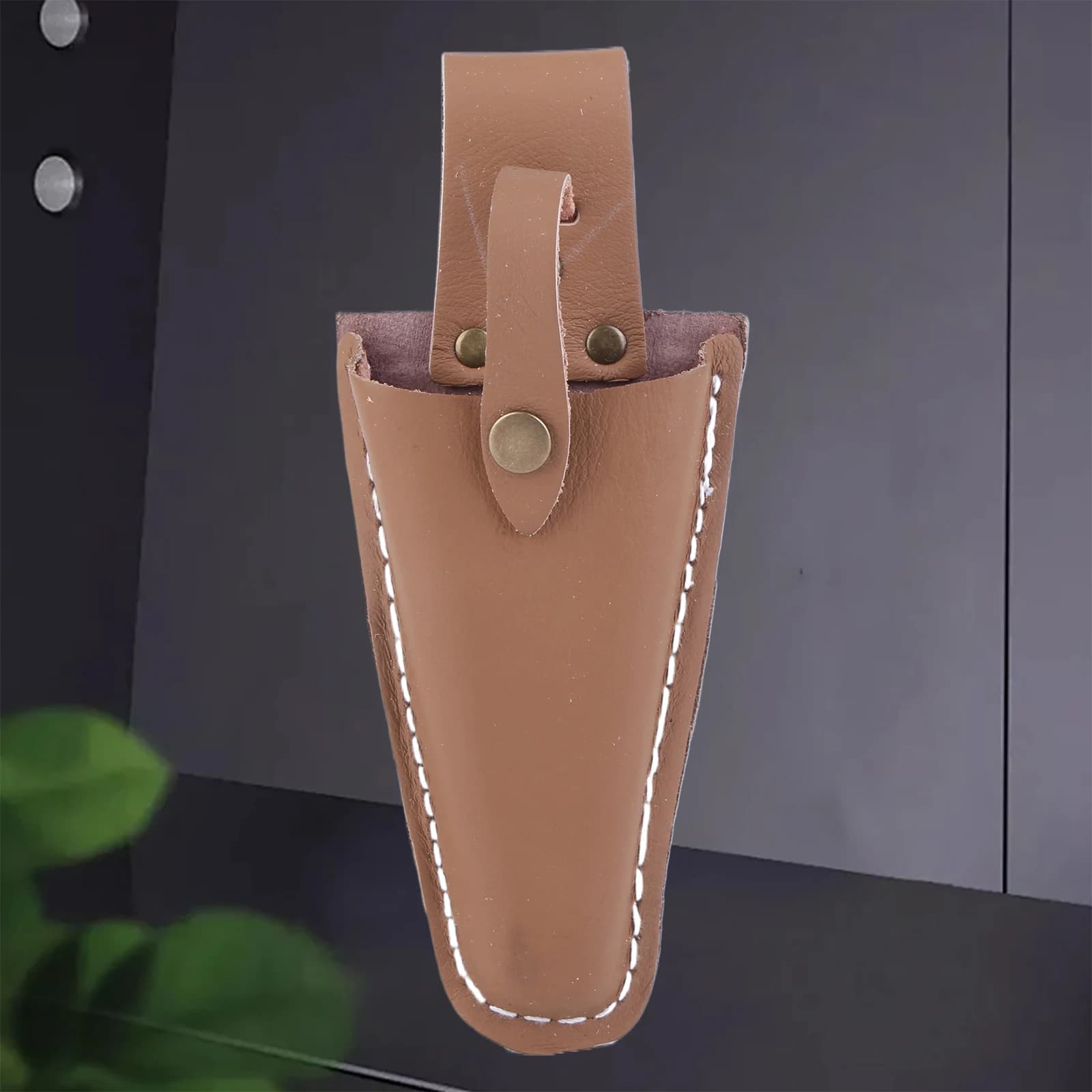 Borsa Porta Attrezzi in Pelle con Fibbia per Forbici da Potatura, Custodia da Cintura per Elettricisti, Copertura per Pinze e Cesoie da Potatura