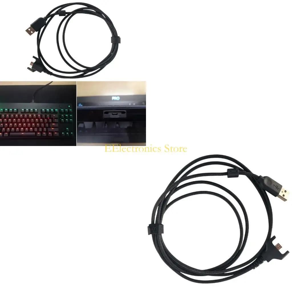 USB B03C, cavo per tastiera USB da 2 m, parti riparazione ricambio per tastiera meccanica da gioco meccanica GPRO X