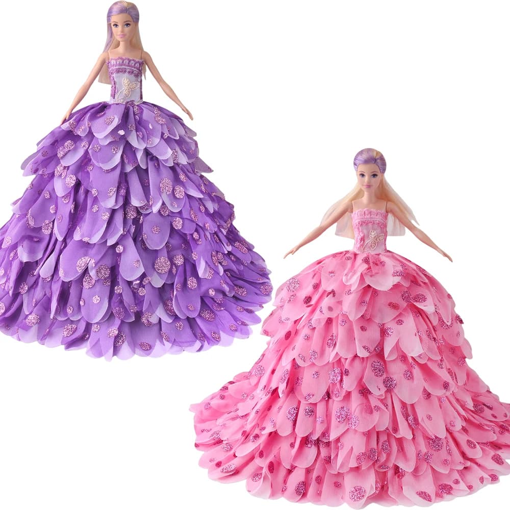 30 cm bambola principessa elegante abito da sera per bambole Babi da 11,8 pollici abito da ballo abbigliamento ragazza giocattolo regali accessori
