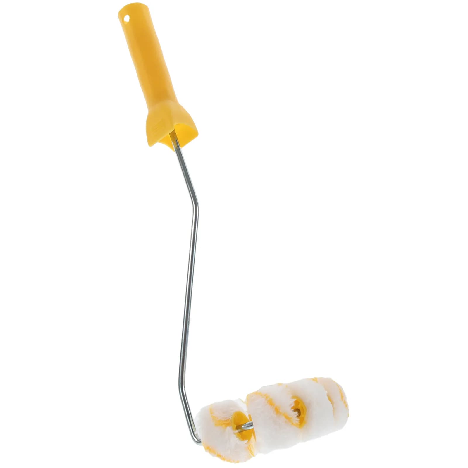 1 pz Pennello a rullo tubolare senza pelucchi e resistente alle perdite di fibra per pittura di tubi, recinzioni e mobili