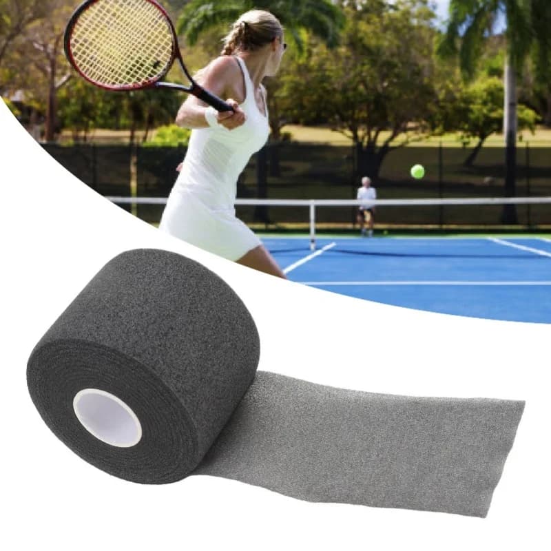 Cuscinetto avvolgente per racchetta da badminton in poliuretano, avvolgimento antiurto per racchetta da tennis