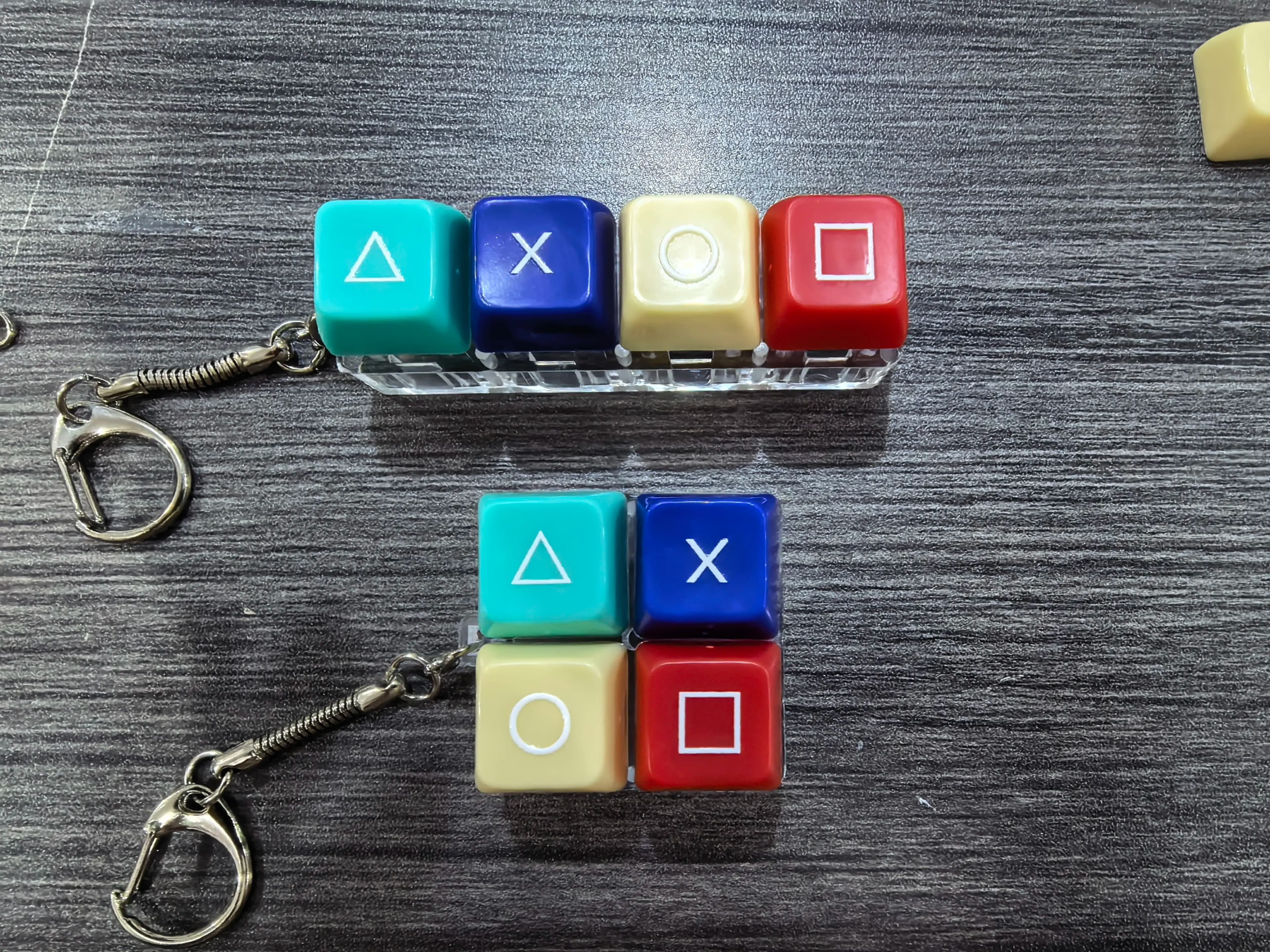 Mechanical Keyboard Key Cap Shaft Tester Keychain Key Ring Fingertip Press Dlow Pressure Toy Novelty Toy