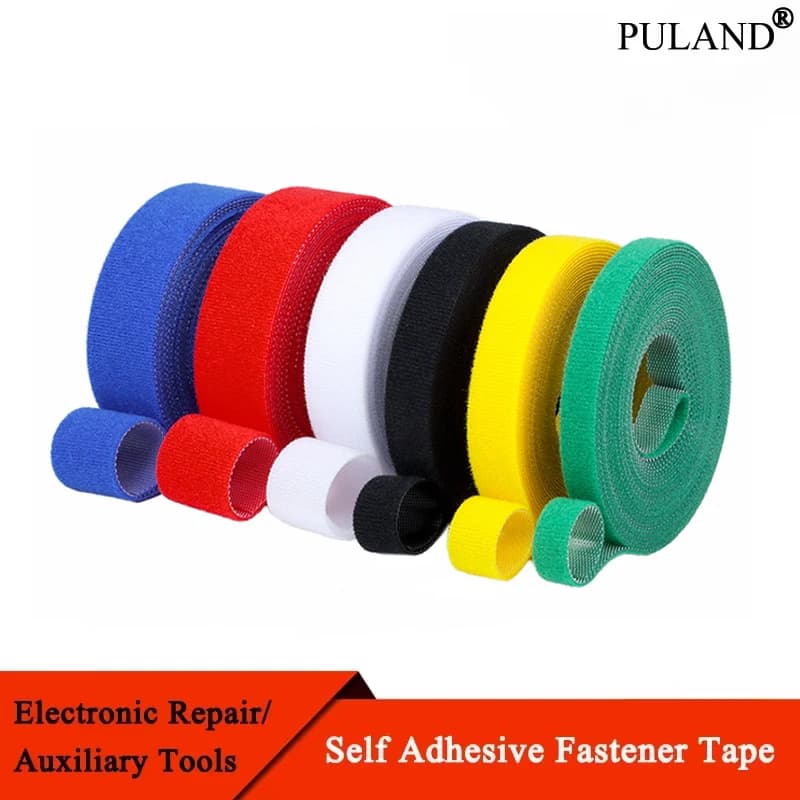 10/15/20/25mm Nastro autoadesivo Riutilizzabile Fascette per cavi Cinghie per cavi Nastro Accessori fai da te 5 metri
