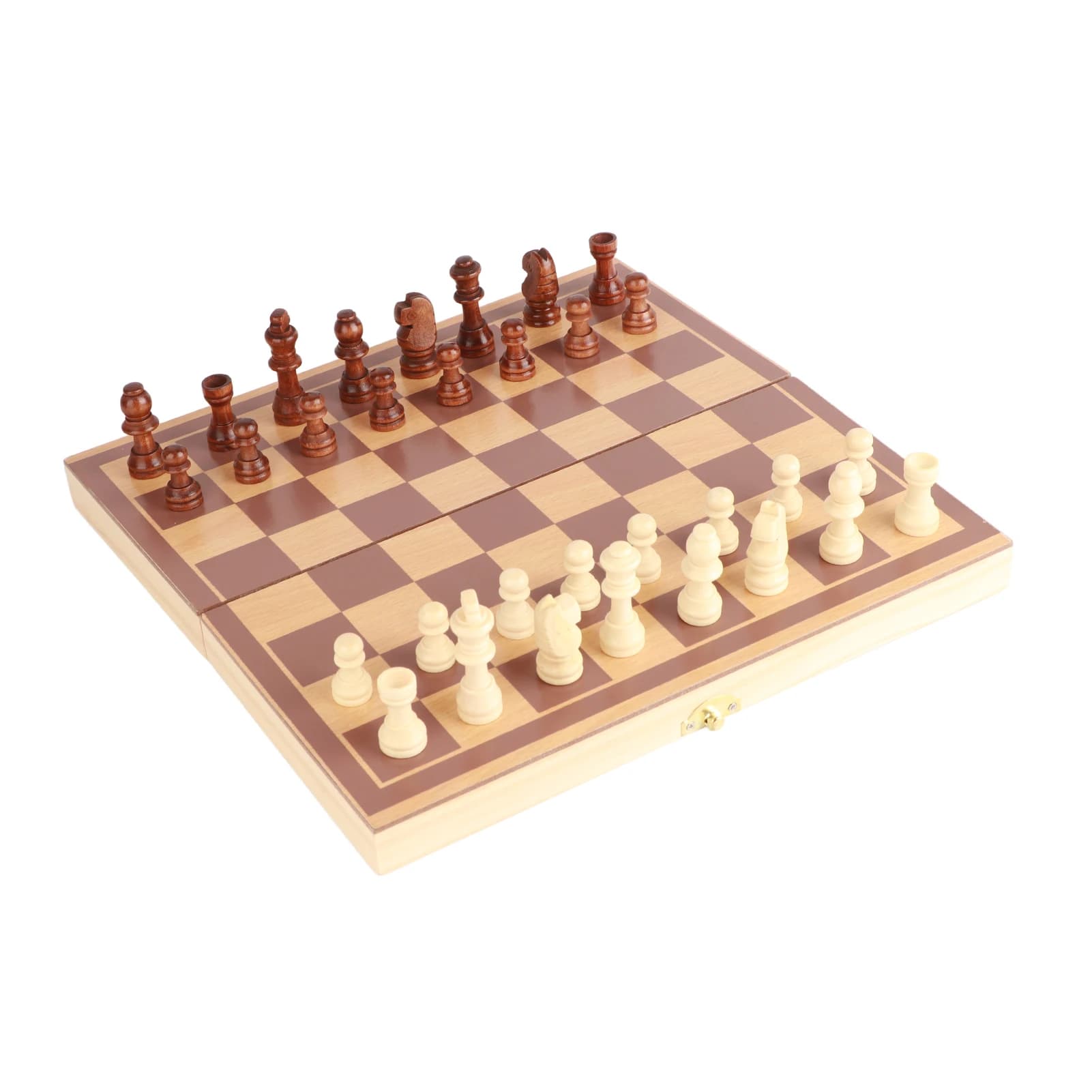 Set di scacchi professionali Scacchi pieghevoli in legno Scacchi educativi professionali realizzati a mano con tavola pieghevole per interni ed esterni
