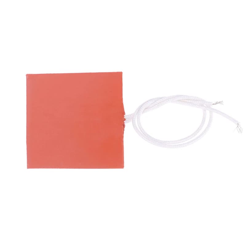 。 New 10W 12V Silicone Heater Mat, Waterproof Plate Heater, 3D Printer Sticker